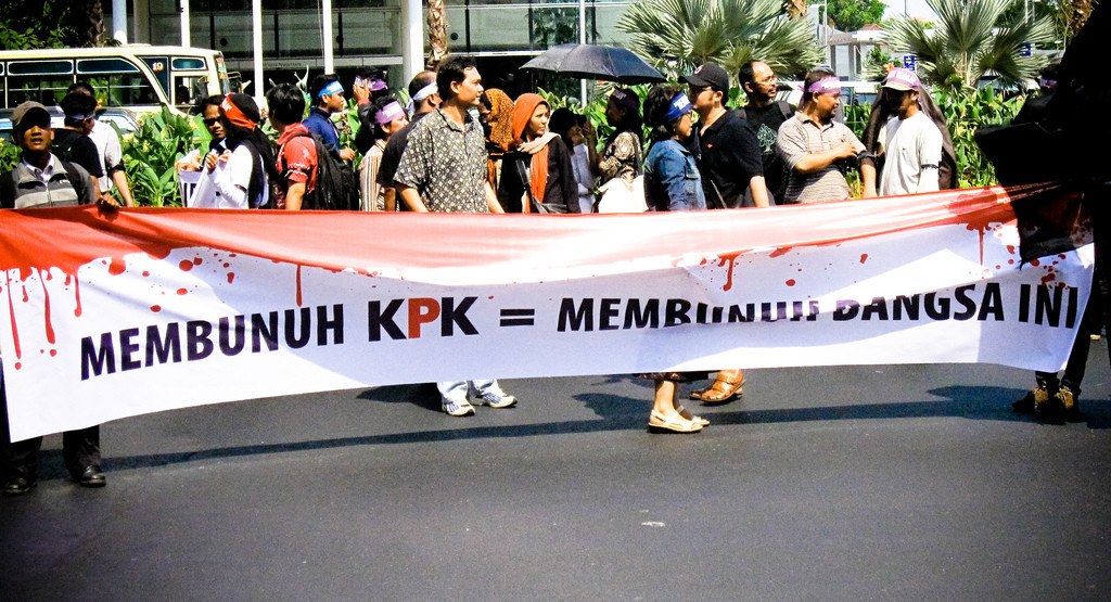 Civil society support for the KPK has not appeared as intense as in previous years. Photo by Flickr user Ivan Atmanagara, used under Creative Commons Attribution 2.0 Generic license.