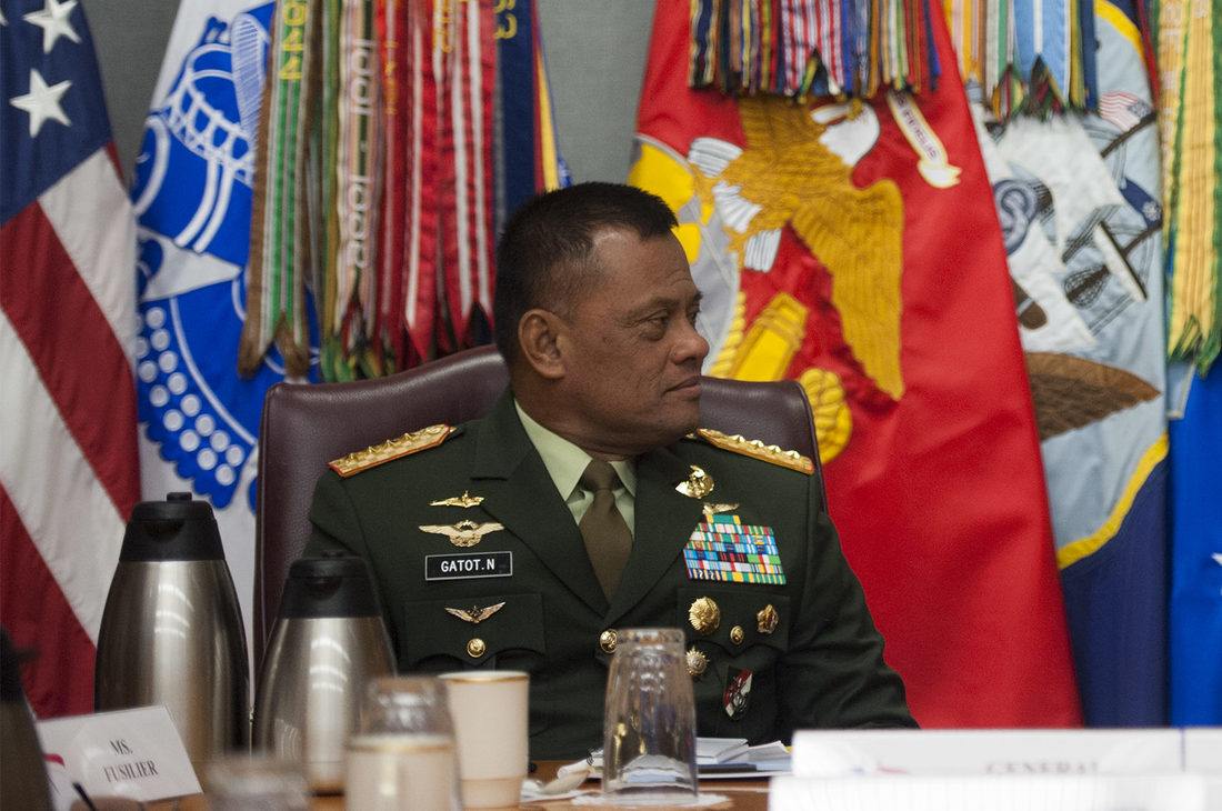 General Gatot Nurmantyo. Photo by US Department of Defence on Flickr. 